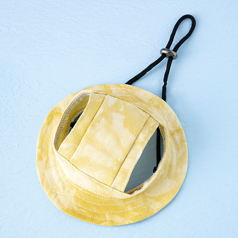 Kisállatkutyák vödörsapka füllyukakkal Napálló baseball nagy közepes kisméretű kutyák számára nyári kutya napozósapka kültéri túrakalap