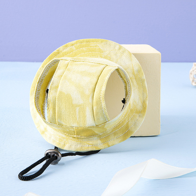 Kisállatkutyák vödörsapka füllyukakkal Napálló baseball nagy közepes kisméretű kutyák számára nyári kutya napozósapka kültéri túrakalap