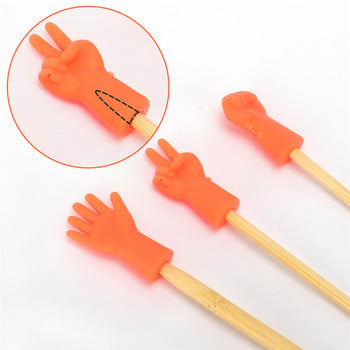 6 τμχ/παρτίδα Rubber Mix Shaped Needle Tip Needles Cute Protectors Needles Cap Tips Point Craft Αξεσουάρ ραπτικής