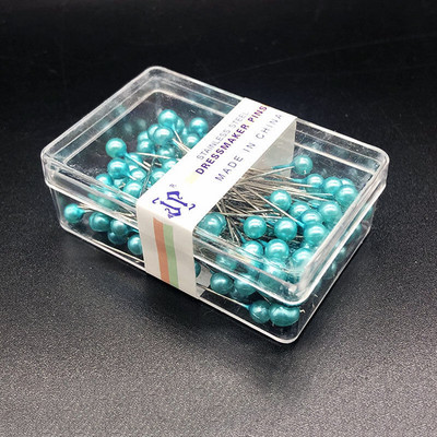 100 gab. Pērlīšu adatu šūšana, raibs, pozicionēšanas adatas krāsa, perlamutra plastmasa, ģērbšanas adatas instrumenti un piederumi