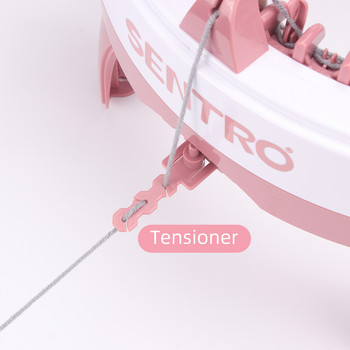 Πλεκτομηχανή Sentro Γνήσια ανταλλακτικά/αξεσουάρ Αντικατάσταση μανιβέλας/λαβής, εντατήρας, κόκκινη και άσπρη κρεμαστή βελόνα, πάγκος