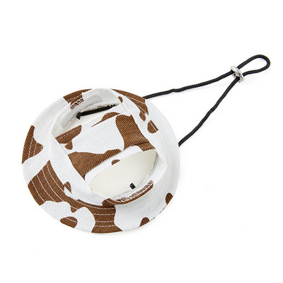 Nyári kisállat vödörsapka kutyáknak kis kölyökkutya nagy kutyák napálló baseballsapka füllyukakkal Kutya kerek napozósapka kültéri túra sapka