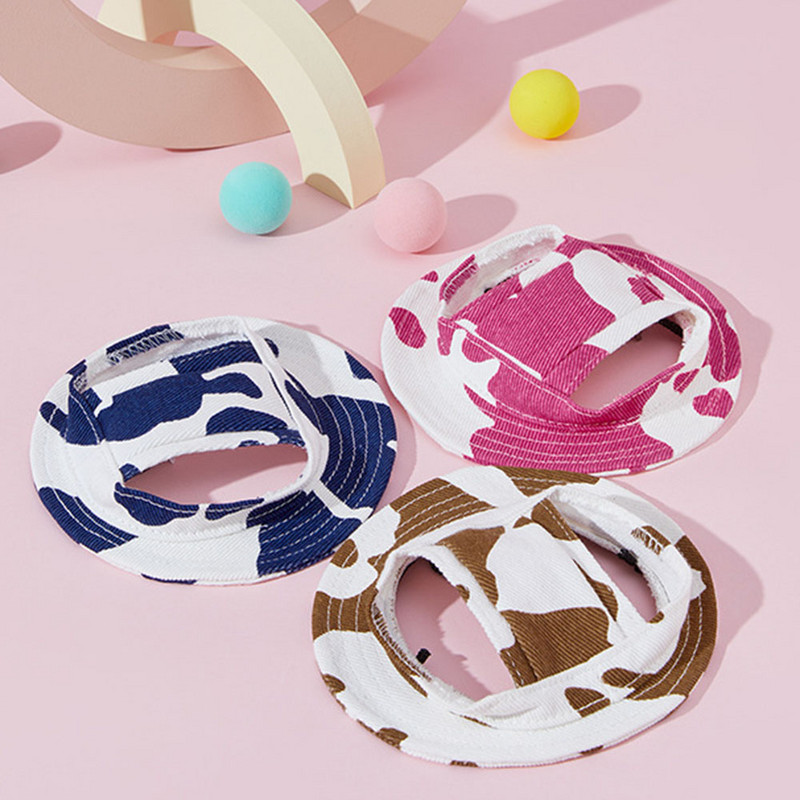 Nyári kisállat vödörsapka kutyáknak kis kölyökkutya nagy kutyák napálló baseballsapka füllyukakkal Kutya kerek napozósapka kültéri túra sapka