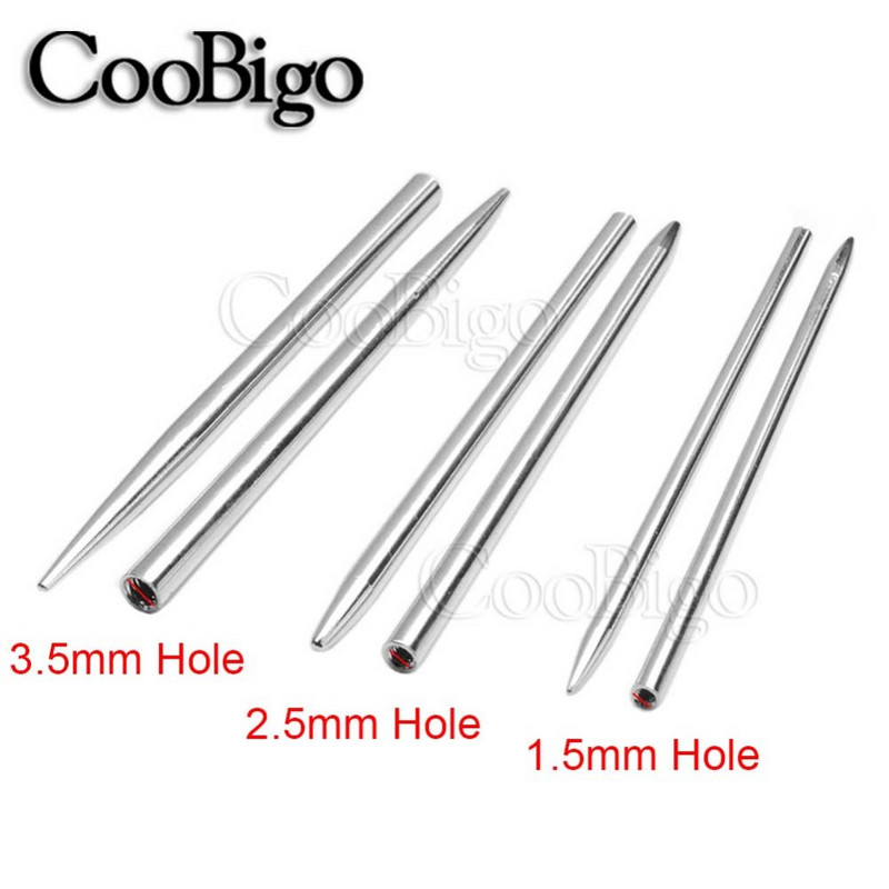 2tk roostevabast terasest pind Paracord käevõru kudumisvarda paelad Paracord köis kudumisvardad õmblustööriist 89mm