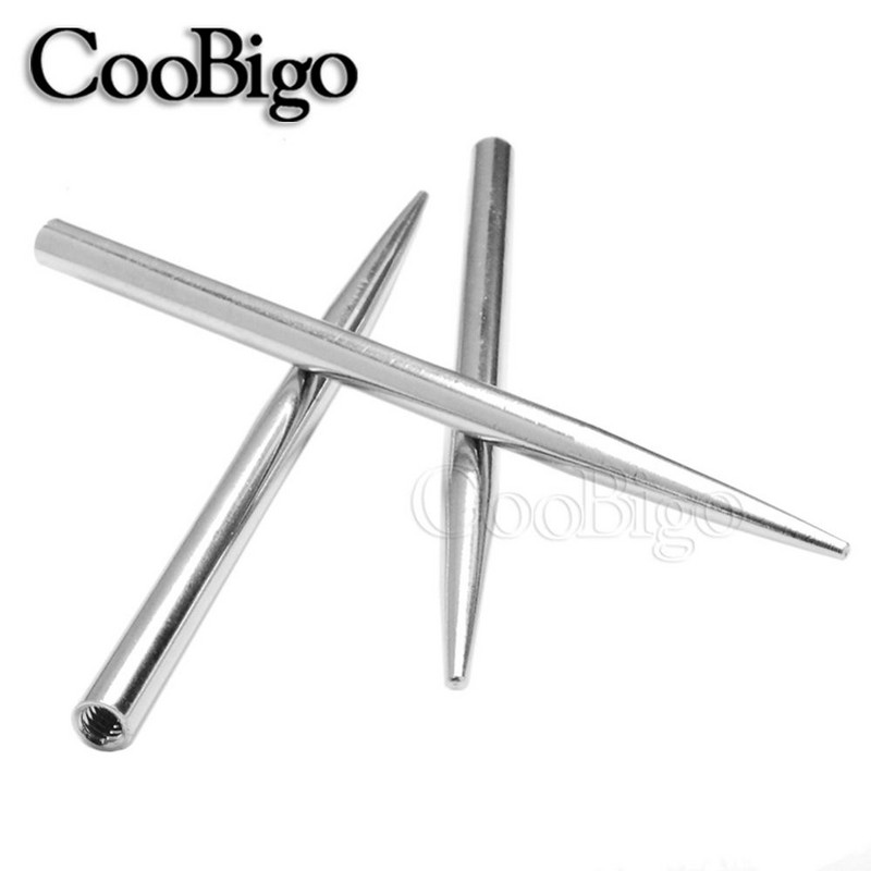 2tk roostevabast terasest pind Paracord käevõru kudumisvarda paelad Paracord köis kudumisvardad õmblustööriist 89mm