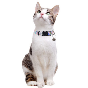 Κολάρο γάτας με νάιλον ρυθμιζόμενο μοτίβο ρυθμιζόμενης γεωμετρίας για κορίτσι αγόρι γάτες για γατάκια για κουτάβια κατοικίδιων και μικρά σκυλιά