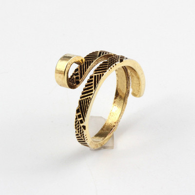 Jauns DIY adīšanas cilpas tamborēšanas rīks Multi Style Gredzens Pirksti Nodiluma Uzpirksteņa Dzija Regulējams Atvērts Gredzens Šūšanas Piederumi