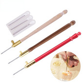 Siuvinėjimo adata su 3 adatomis rašiklio kryžminio dygsnio rankdarbių rinkinys prancūziškas nėrimas mezgimui