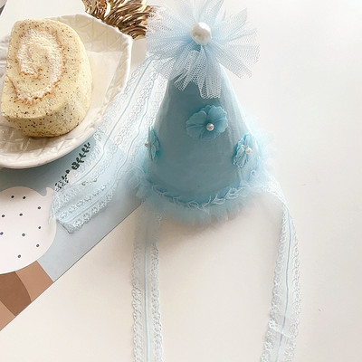 Daudz laimes dzimšanas dienā Mežģīņu cepure Mazuļa princese un meitene mīļa ziedu tēma ballītes noformējums cepures aksesuāri dušas dāvana bērnu galvassegas