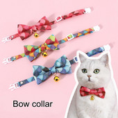 Mājdzīvnieka kaklasiksna suņu kaklarota viegla loka piekariņa kaklasiksna mājdzīvnieku kakla aksesuārs mazs suņa kakla siksna ar zvana kaķa piederumiem