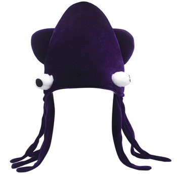 Χαριτωμένα καπέλα από καλαμάρια Cosplay Lovely Party Funny Octopus Hat Prom Dance Headdress Headwear Hair Carnival Accessories