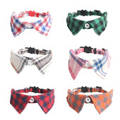 Tauriņš kaķa tauriņam kaklasaites apkakles rūtains Regulējama kaķa smokinga kaklasiksna maza suņa kāzām Svinīga smokinga uzvalka smokinga tērpi dzimšanas dienā