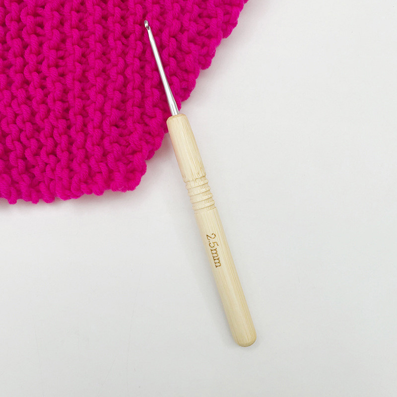 2–6 mm bambuko rankena nėrimo kabliukai Trikotažo pynimo verpalai Mezgimo adata Medinė nėrimo kabliukas Mezgimo įrankiai Priedai