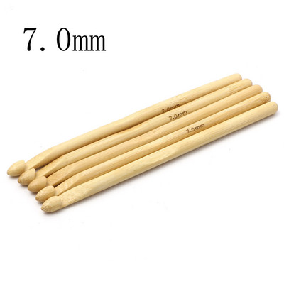 5–12 gab. 3–10 mm bambusa tamboradatas, adāmadatas, adīšanas dzija, tamboradatas, 15 cm garš