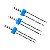 3gab Double Twin Needle Šujmašīnas Adatas Partijas izmērs 2.0/90, 3.0/90, 4.0/90 Šūšanas piederumi