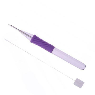 3 tű 2 befűző kézműves szerszám Lyukasztótű készlet 3 méretű lyukasztótű készlet Hímzővarrás kézműves eszköz barkácsvarráshoz