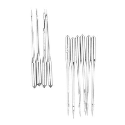 10Gb Rūpnieciskās overloka šujmašīnas adatas 9/65 10/70 11/75 12/80 14/90 16/100 18/110 21/130 Piemērots JUKI Pegasus Singer