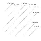 20 db Különböző hosszúságú hosszúkás fém gyöngyfűző tűk gyöngyökhöz Gyöngyök befűzése zsinór ékszerkészítő eszközök tűk