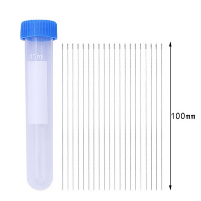 20 db Különböző hosszúságú hosszúkás fém gyöngyfűző tűk gyöngyökhöz Gyöngyök befűzése zsinór ékszerkészítő eszközök tűk