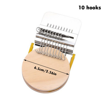 1 PC Mini Darning Lom Machine, DIY apģērbu šūšanas maza stelliņa, maza stelliņa, kas paredzēta drupināšanas mašīnai ar instrukciju piederumiem