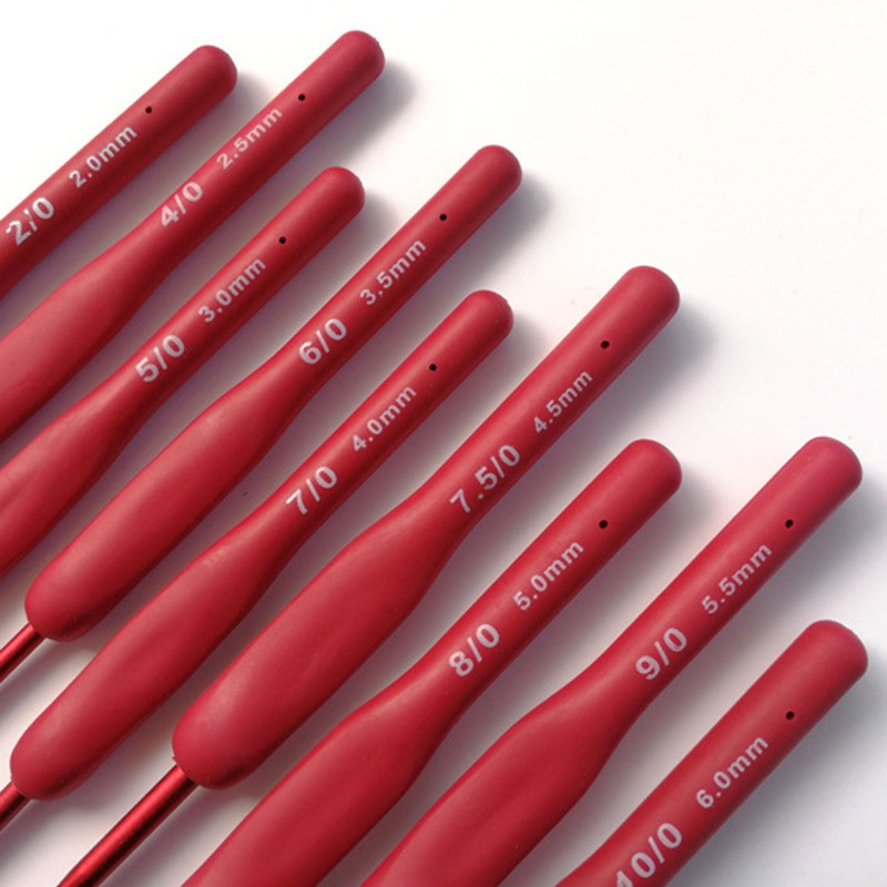 8/9/16 gab Tamboradatas Rokturis Adāmadatas Komplekts Tamborēšana Adīšana Brūns adīšanas rīks Džempera adata Augstas kvalitātes izturīga