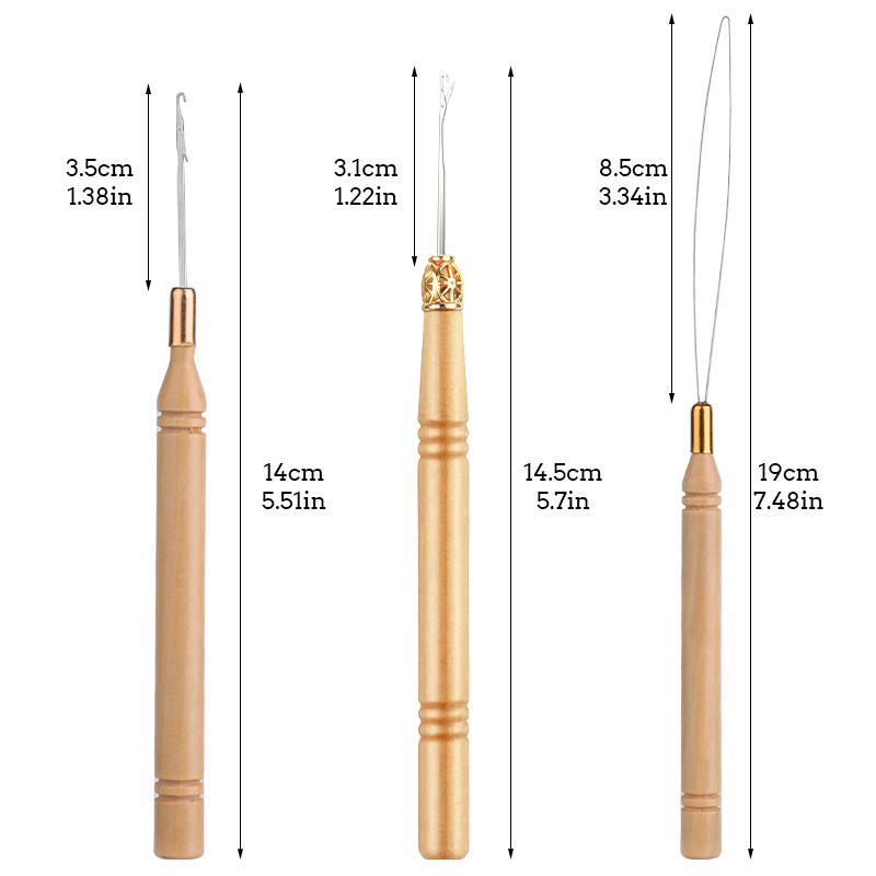 LMDZ Dreadlock Tamboradatas Parūka Tamboradatu komplekts Matu Aušanas Adatu Paklāji Remonta instrumentu Āķi Adatu Pīt Amatniecība