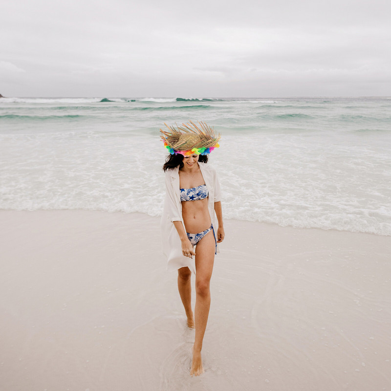 Hawaii kalap díszes ruha jelmez strand férfi nyári sapkák Lei szalma szett parti dekoráció széles karimájú