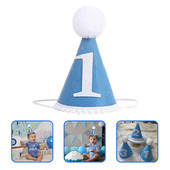 1. dzimšanas dienas cepure, mazuļa pirmā galvas saite, bērnu ballīšu cepures, galvassegas, foto rekvizīti, dekorēšana