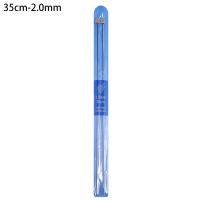 2/5 vnt 20/35 cm tiesios mezgimo adatos Metalinės nėrimo kabliukas nerūdijančio plieno mezgimo įrankis "pasidaryk pats" pynimo rankdarbių rinkinys siuvimo priedai