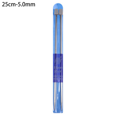 2/5 vnt 20/35 cm tiesios mezgimo adatos Metalinės nėrimo kabliukas nerūdijančio plieno mezgimo įrankis "pasidaryk pats" pynimo rankdarbių rinkinys siuvimo priedai