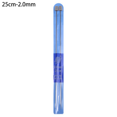 2/5 vnt 20/35 cm tiesios mezgimo adatos Metalinės nėrimo kabliukas nerūdijančio plieno mezgimo įrankis "pasidaryk pats" pynimo rankdarbių rinkinys siuvimo priedai