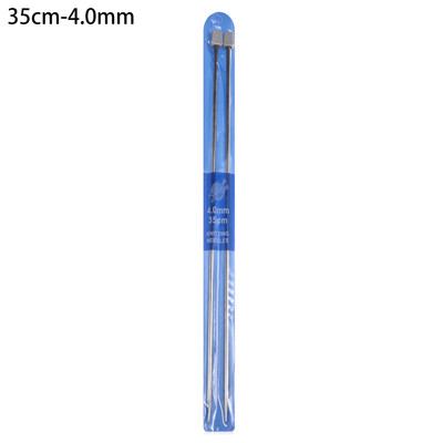 2/5 vnt 20/35 cm tiesios mezgimo adatos Metalinės nėrimo kabliukas nerūdijančio plieno mezgimo įrankis "pasidaryk pats" pynimo rankdarbių rinkinys siuvimo priedai