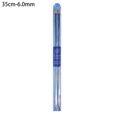 2/5 vnt 20/35 cm tiesios mezgimo adatos Metalinės nėrimo kabliukas nerūdijančio plieno mezgimo įrankis "pasidaryk pats" pynimo rankdarbių rinkinys siuvimo priedai