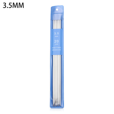2/5 vnt 20/35 cm tiesios mezgimo adatos Metalinės nėrimo kabliukas nerūdijančio plieno mezgimo įrankis "pasidaryk pats" pynimo rankdarbių rinkinys siuvimo priedai