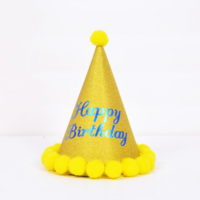 Születésnapi buli dekoráció haj golyós buli sapka gyerekeknek felnőtt születésnapi öltöztető kellékek plüss golyós party születésnapi kalap nagykereskedés