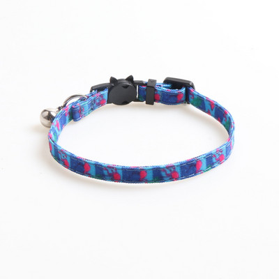 Csokornyakkendő macskanyakörv csengővel Puha, állítható Breakaway macskanyakörv csokornyakkendővel, vidám mintákkal Flymingo élénk színű nyárra