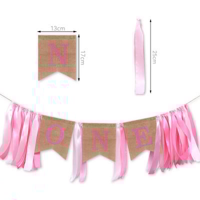 Rozes zieds 1 gadu veca zelta kroņa cepure Priecīgas princeses dzimšanas dienas ballītes dekors Bērnu mazuļa 1. cepure viena gada dzimšanas dienas foto rekvizītu cepure