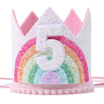 Decoratiune pentru petrecerea de 1 aniversare a bebelusului Curcubeu inicorn copii 1 2 3 4 5 ani Ghirlanda de aniversare Baby Shower inicorn tematica pentru petreceri