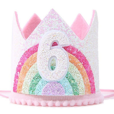 Decoratiune pentru petrecerea de 1 aniversare a bebelusului Curcubeu inicorn copii 1 2 3 4 5 ani Ghirlanda de aniversare Baby Shower inicorn tematica pentru petreceri