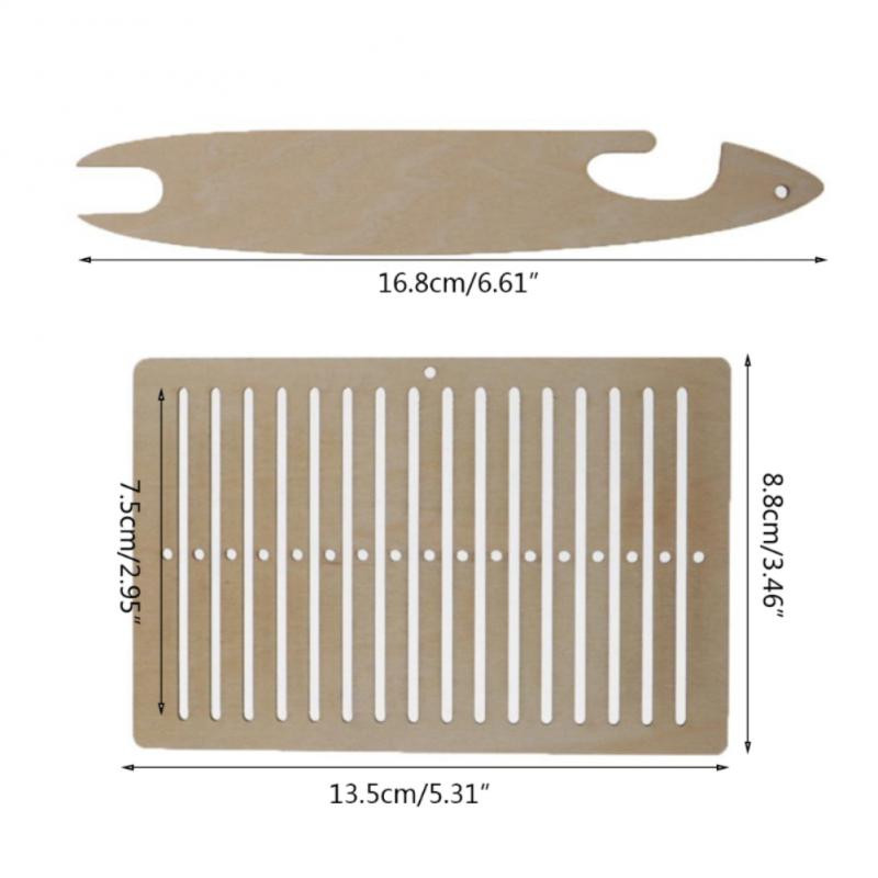 Koka stelles adāmmašīna Aušanas stelles rāmis DIY Trikotāžas rotaļlietas Vilnas aušanas stelles Roku darbs Mājsaimniecības koka adāmmašīna