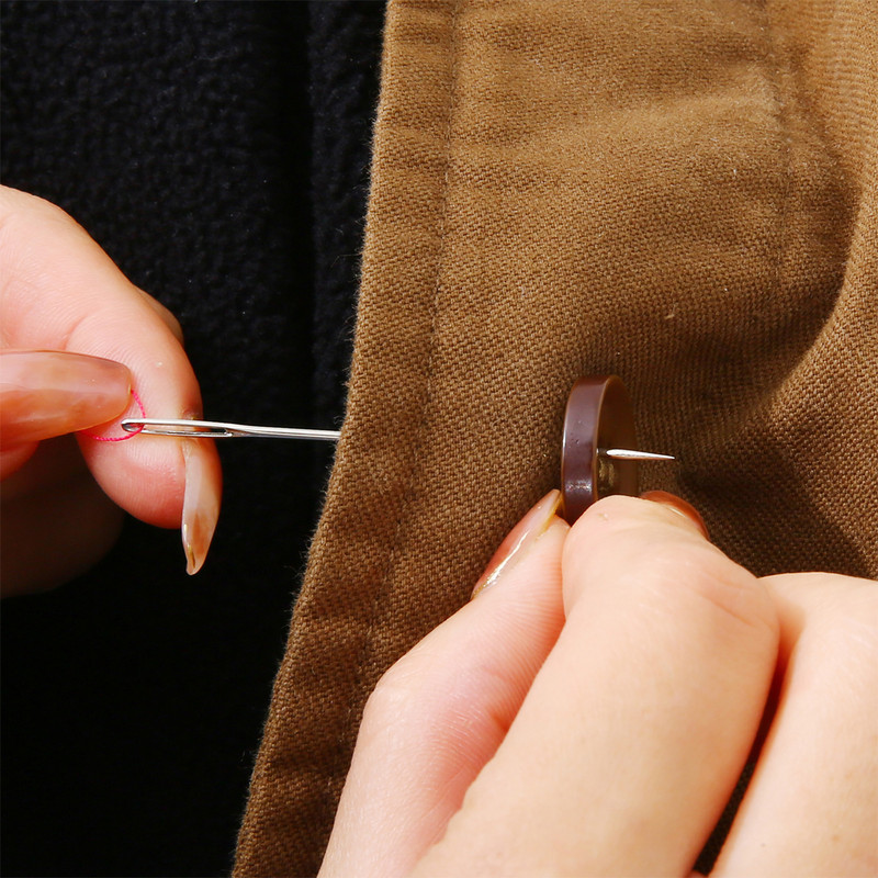Hot 5 Izmēri 25 gab. Nerūsējošā tērauda lielu acu adatu uzvalks izšūšanas krustdūriena adatas DIY roku šūšanas adatu uzvalks