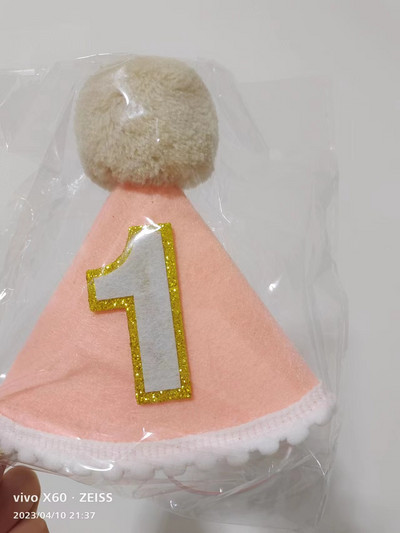 1 db INS First Kids Rózsaszín százszorszép születésnapi sapka babazuhany kék piros egyszínű party sapka lány fiú fotó kellékek