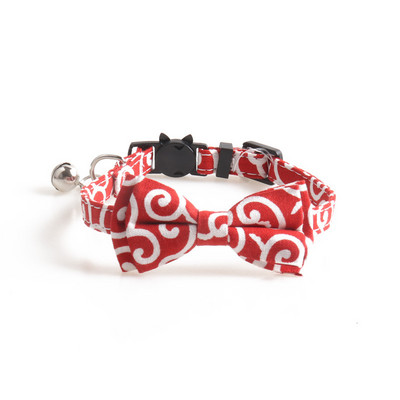 2020-as csokornyakkendős macskanyakörv, csengővel állítható nyakörvekkel, japán kimonó nindzsa stílus macskáknak cica cica kölyökkutya