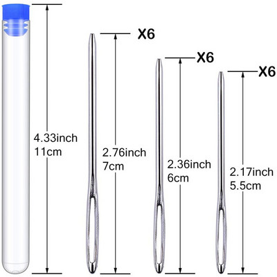 KAOBUY keresztszemes varrótűk nagy szemű varrótűk hímzőeszköz kézi varrótű tartozékok otthoni varróeszközhöz