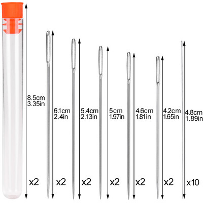 KAOBUY keresztszemes varrótűk nagy szemű varrótűk hímzőeszköz kézi varrótű tartozékok otthoni varróeszközhöz