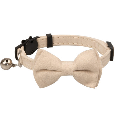 Regulējama kaķa kaklasiksna ar zvaniņu atdalāmu kaķēnu mazo kucēnu drošības tauriņu masīva kāzu pamata krāsa, krēmkrāsas un rozā un rozā sarkana