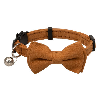 Regulējama kaķa kaklasiksna ar zvaniņu atdalāmu kaķēnu mazo kucēnu drošības tauriņu masīva kāzu pamata krāsa, krēmkrāsas un rozā un rozā sarkana