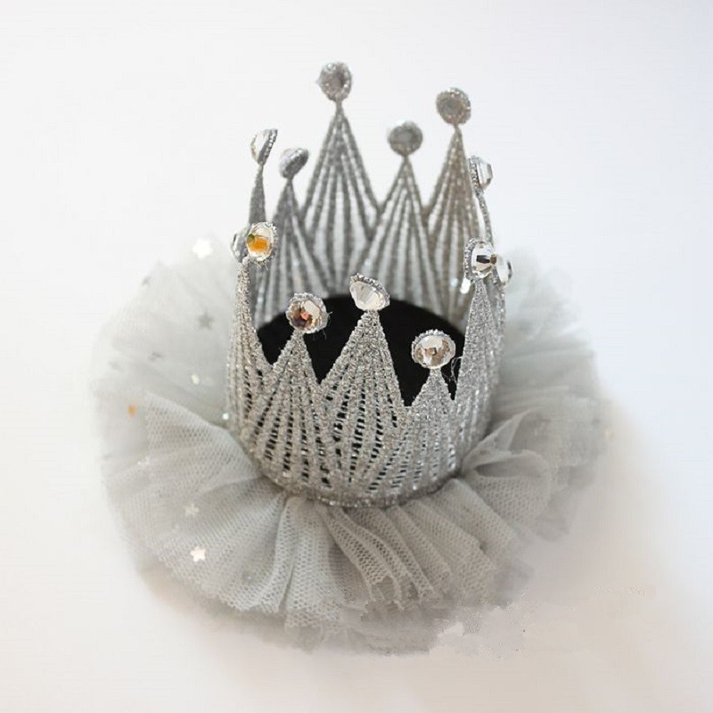 1 gab. Dzimšanas dienas zelta mežģīņu kroņa galvas lente, meitenes galvassega, bērnu vāciņš, bērnu duša, dzimšanas dienas cepures ballītes kroņa dzimšanas dienas fotografēšanai