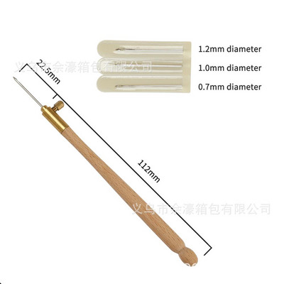 Luneville Crochet Βελόνες γαλλικού κεντήματος Tambour Crochet Hook Luneville Hook με 3 βελόνες