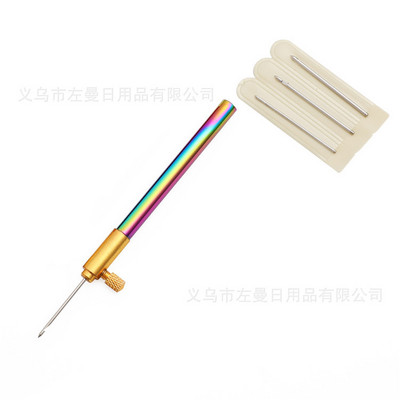 Luneville Crochet Βελόνες γαλλικού κεντήματος Tambour Crochet Hook Luneville Hook με 3 βελόνες